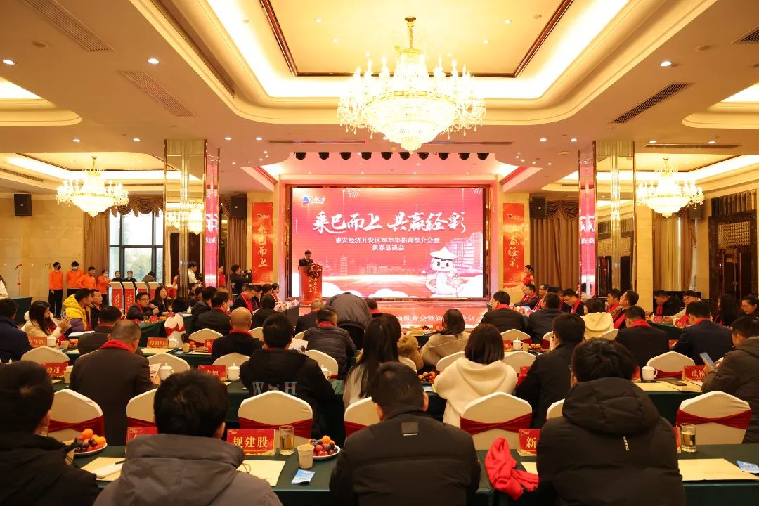 乘巳而上 共赢经彩——惠安经济开发区2025年招商推介会暨新春恳谈会圆满举行(图1)