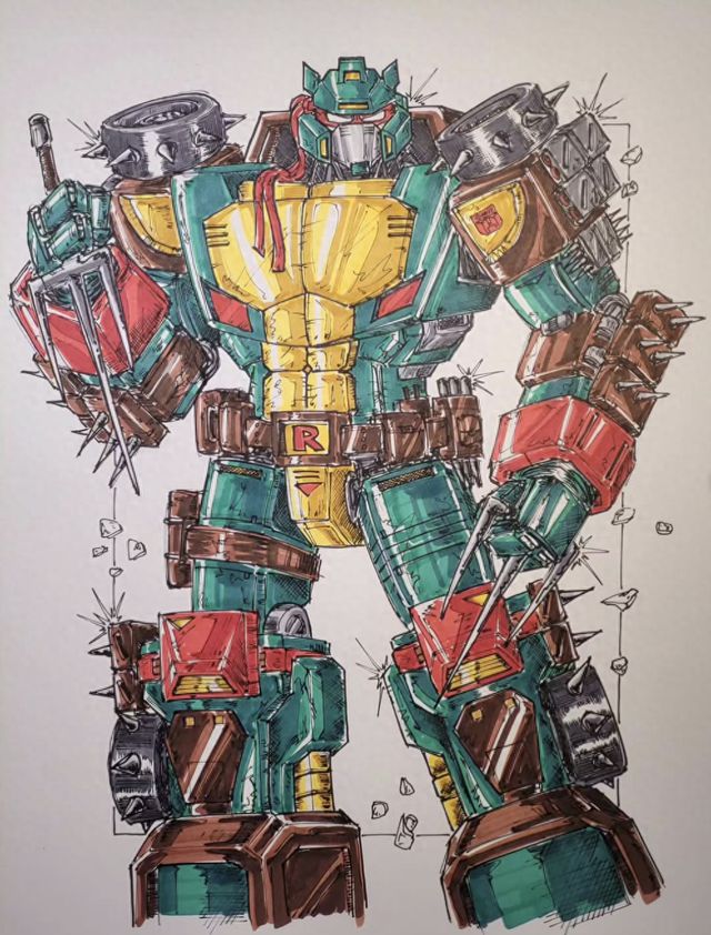 变形金刚与忍者神龟联动飞毛腿变莱昂纳多声波变米开朗基罗