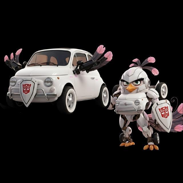 4位全新变形金刚角色与愤怒小鸟联动设计